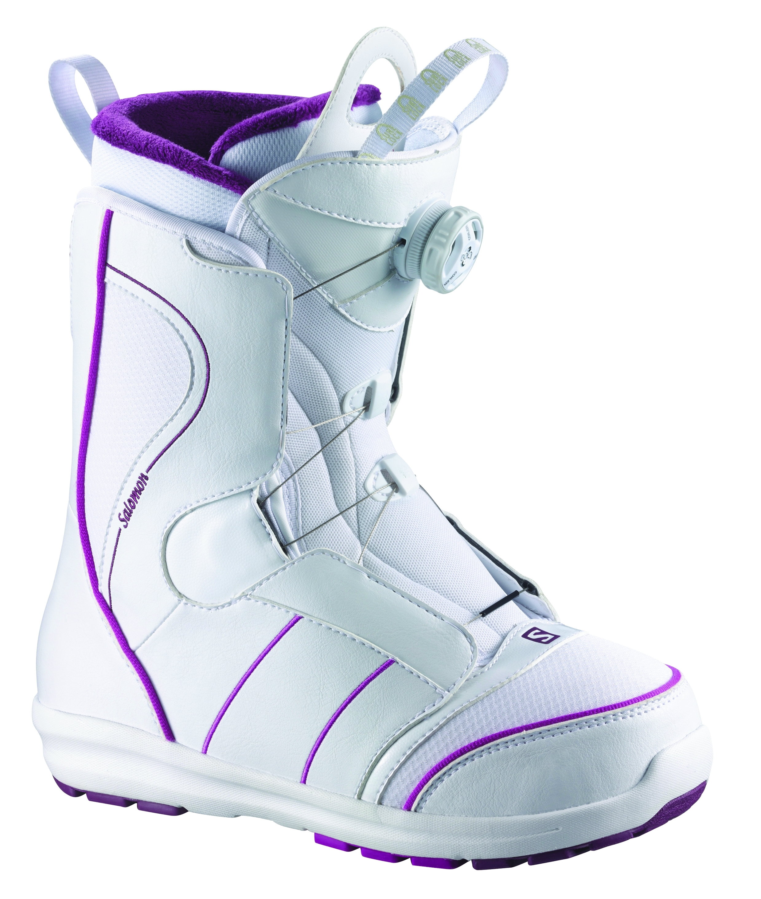 Salomon Pearl Boa - White/Purple view 2