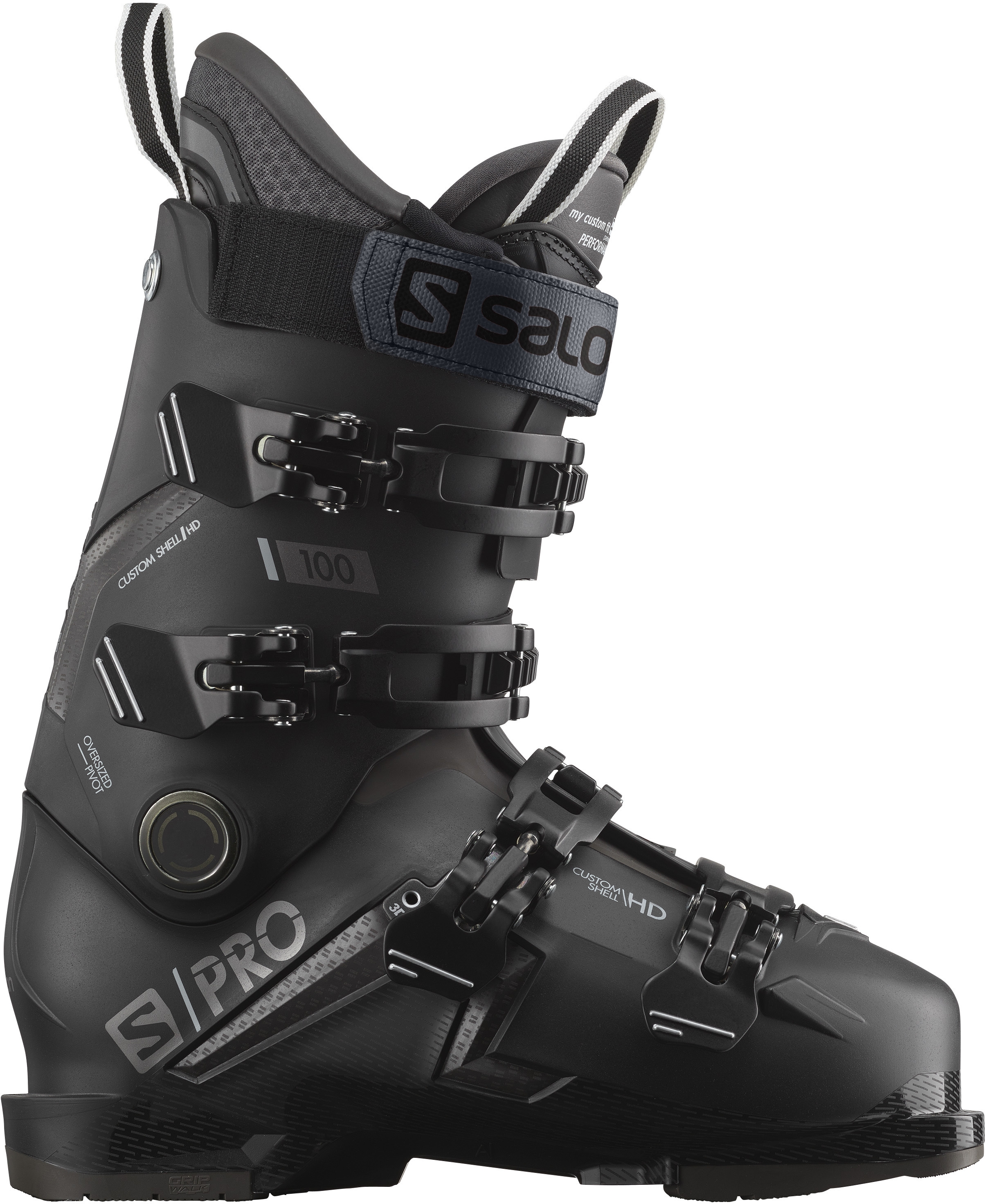Salomon S PRO 100 GW Alpine Ski Boots - Black/Belluga view 2