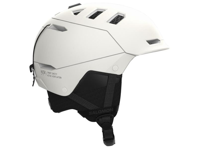 Salomon 2026 Husk Pro white helmet view 2