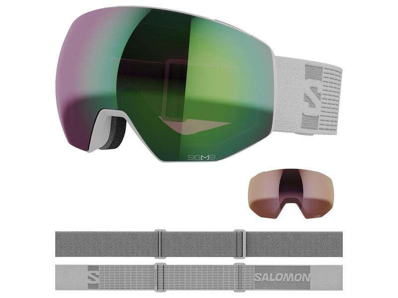 Salomon 2024 Radium prime goggle sigma wh/univ EM view 2
