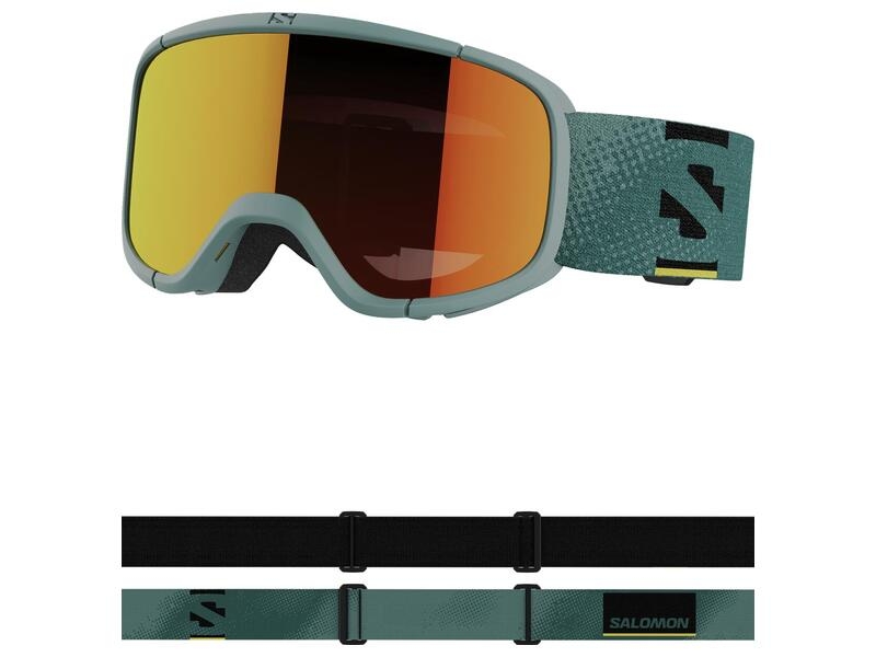Salomon 2025 Lumi altlantic blue youths goggles universal lens view 2