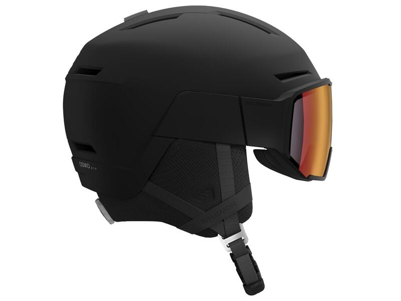 Salomon 2025 Osmo pro sigma photo black visor helmet view 2