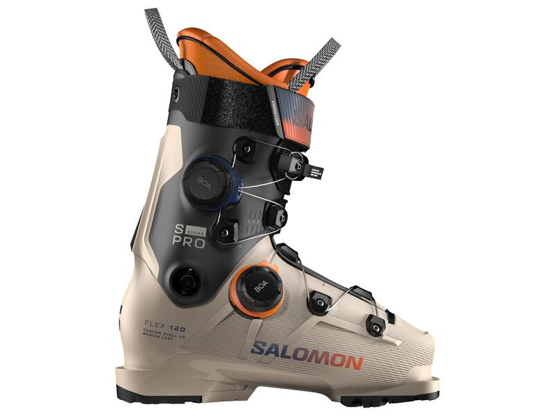 Salomon 2025/26 S Pro Supra Dual Boa 120 Hummus ski boot view 2