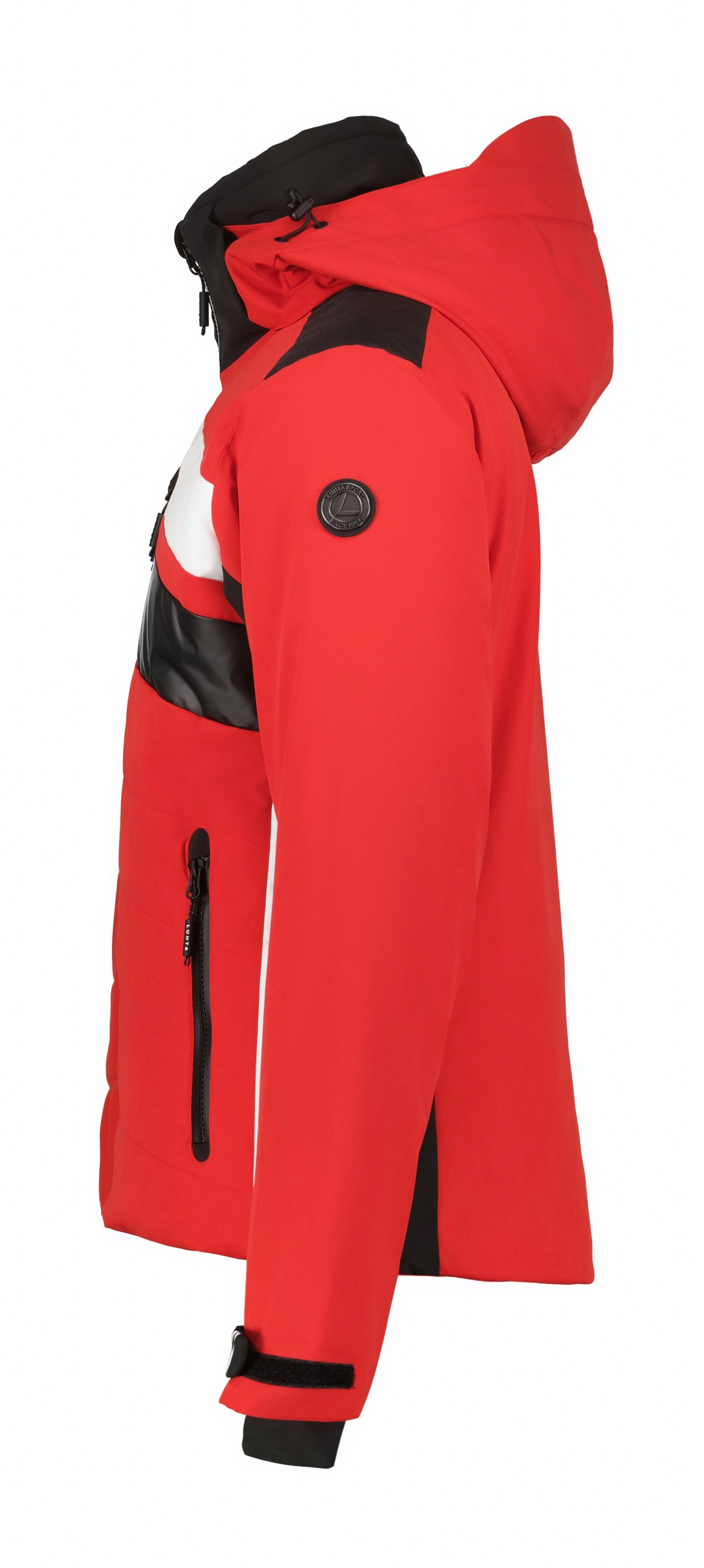 Luhta 2025 Hietanen Mens Wadded Jacket - Cranberry red view 2