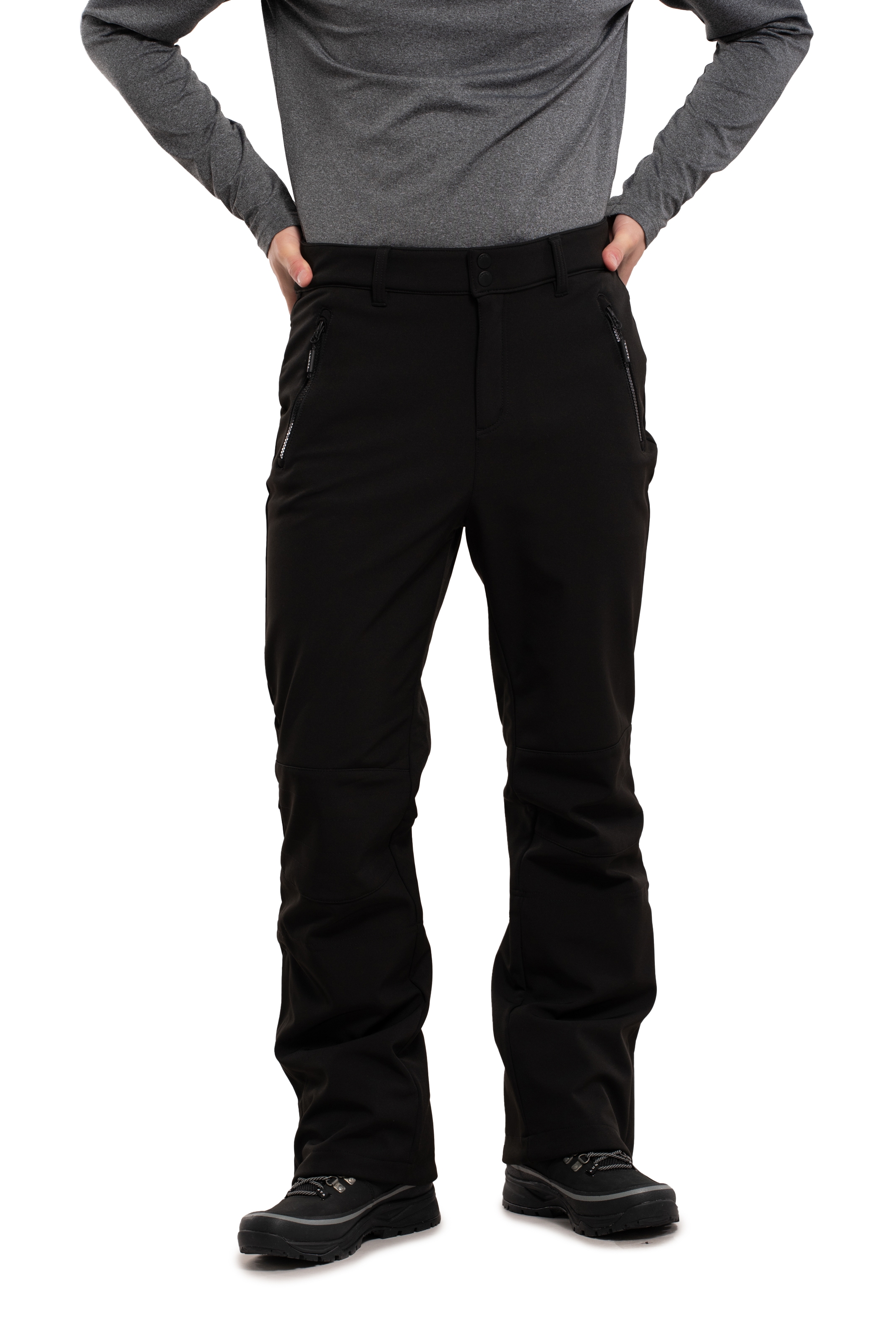 Luhta 2025 Kuusamo Mens Softshell Trousers - Basic Black view 2