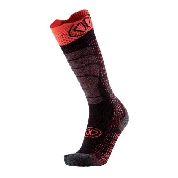 Sidas 2026 Comfort ski socks orange and black view 2