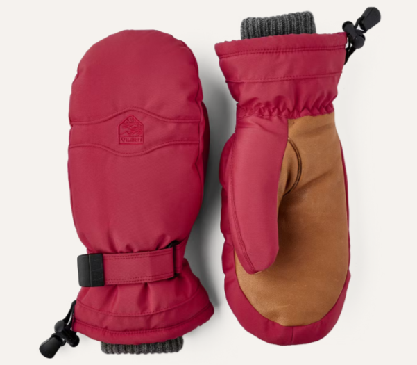 Hestra 2025/26 Cosy Ski Mitt - Red view 2