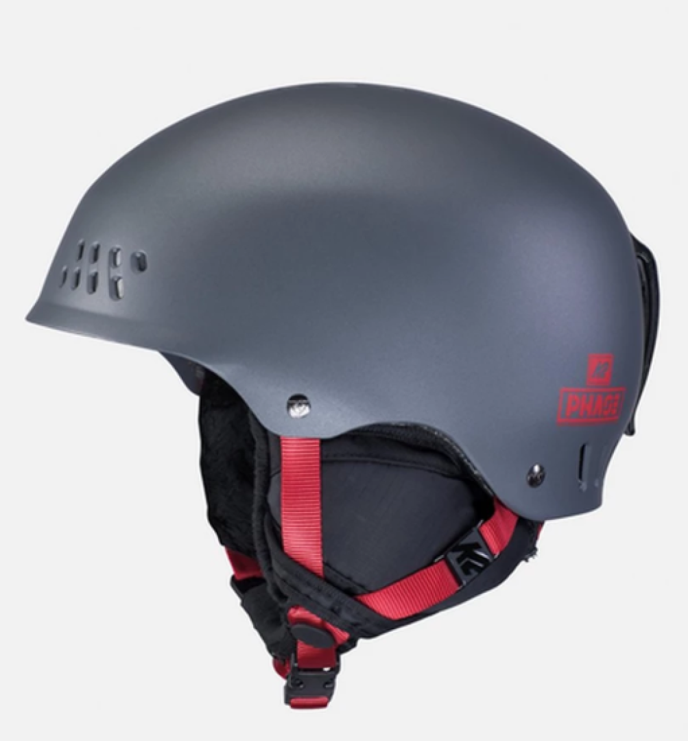 K2 2025/26 Phase Pro Ski/Snowboard Helmet - Gunmetal view 2