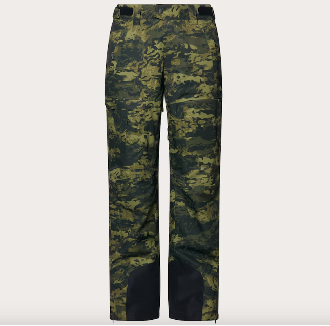 Oakley 2024 Divisional Cargo Shell Snow Pant - Tiger Camo Green view 2