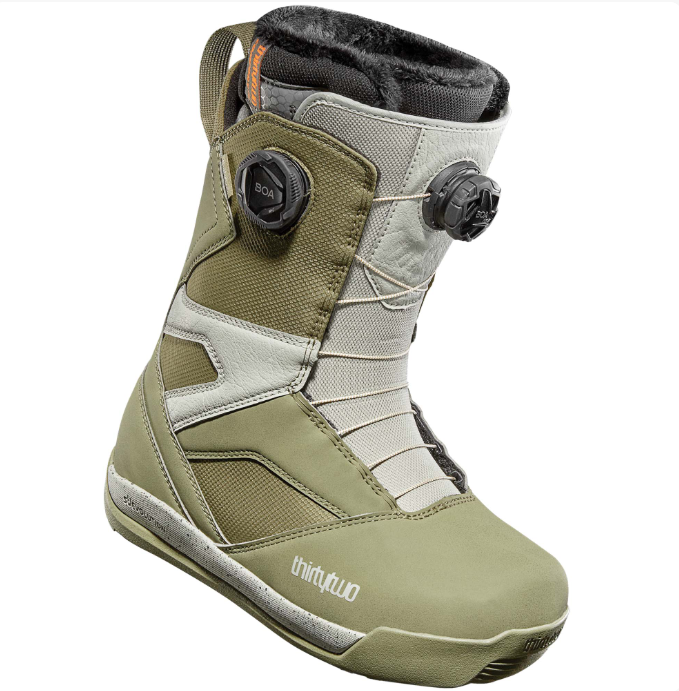 ThirtyTwo 2025 STW Double Boa Women's Snowboard Boot - Olive view 2