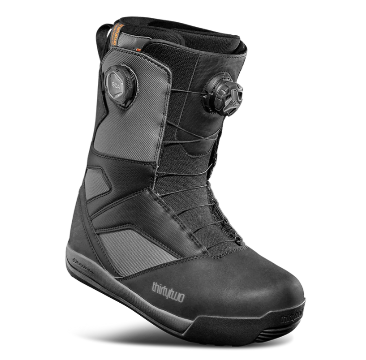 ThirtyTwo 2025 STW Double BOA Snowboard Boot - Black/Grey view 2
