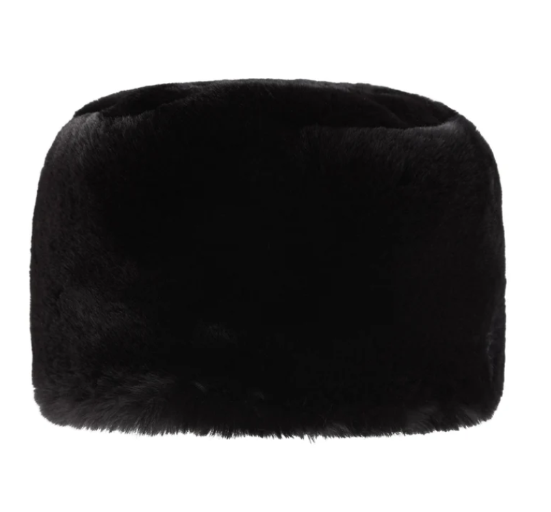 Manbi 2024 Snowlux Faux Fur Cossack Hat - Black view 2