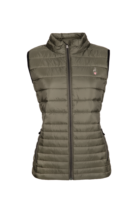 AULP 2025 Monro ladies Khaki fleece down gilet view 2