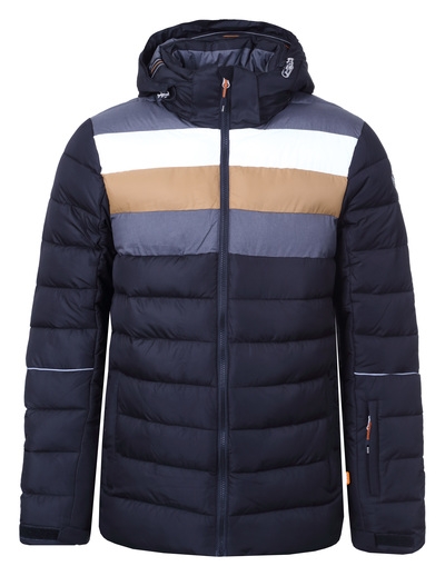 Ice Peak 2019 Cannon Men's Ski Jacket Black Tan grey view 2