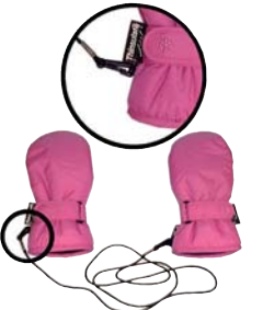 Manbi Glove Glue - Children's Glove Retaining Straps. view 2
