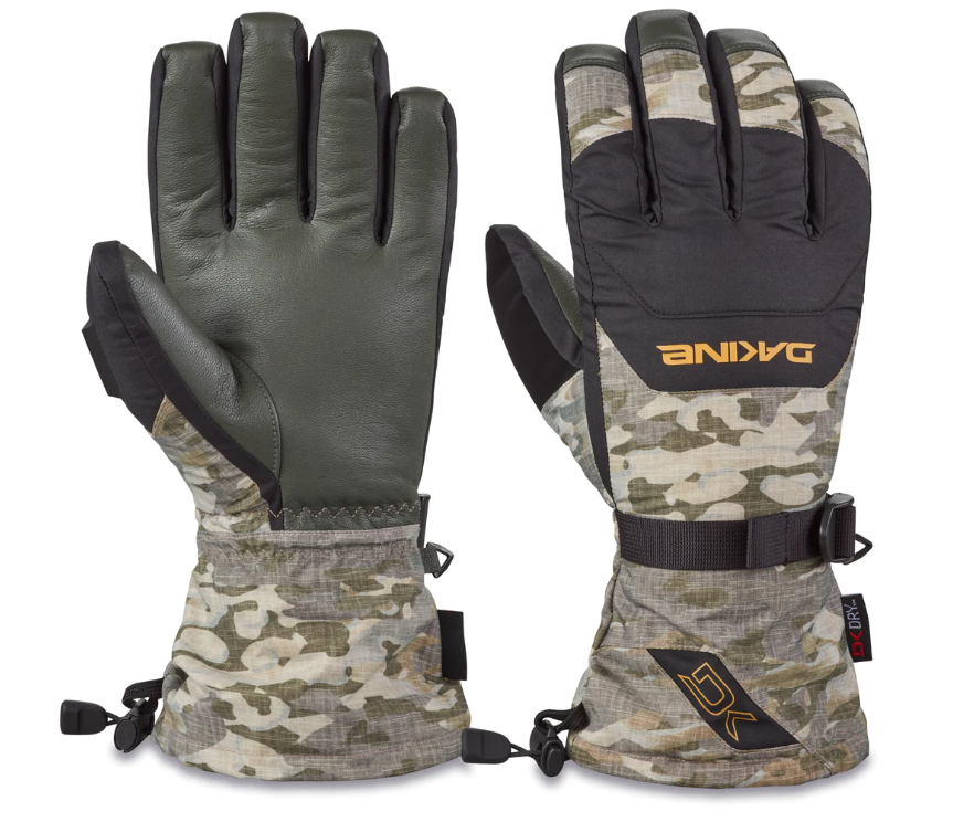 Dakine Leather Scout Glove - Vintage Camo view 3