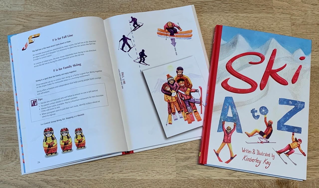 A-Z Ski Ski A-Z book by Kimberley Kay view 2