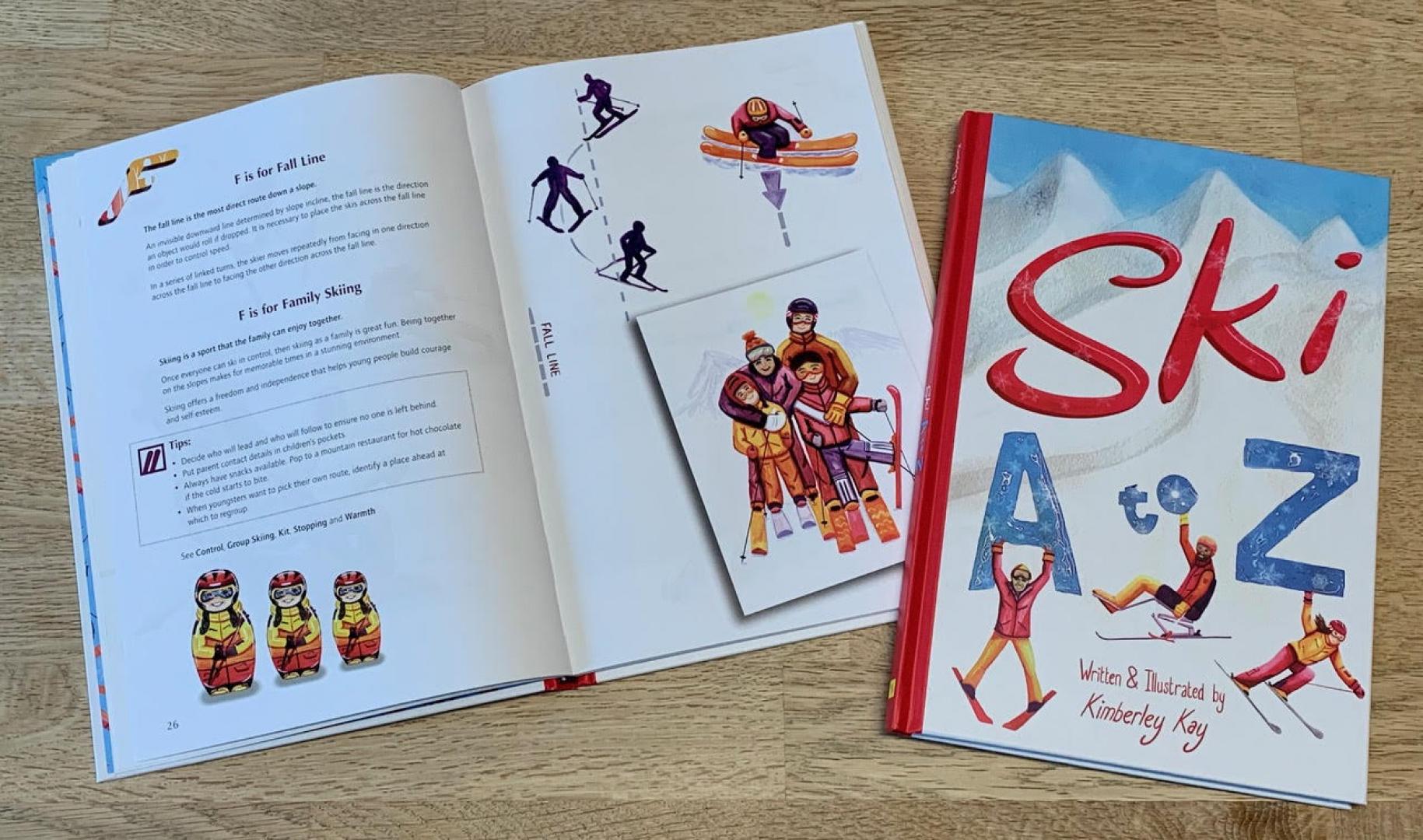 A-Z Ski Ski A-Z book by Kimberley Kay