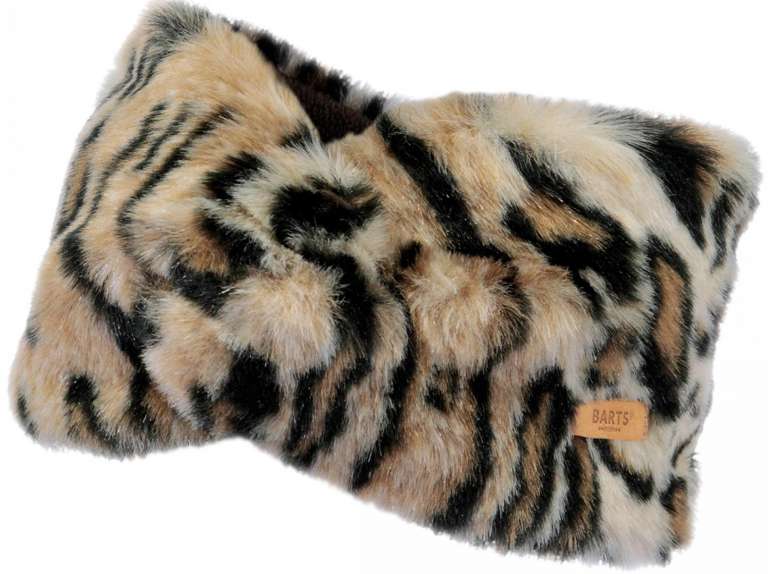 Barts Holly Scarf, Leopard Print Faux Fur view 2
