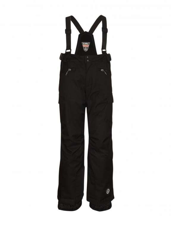 Killtec Mago boys youths kids jacket anthracite grey lime soft shell view 2