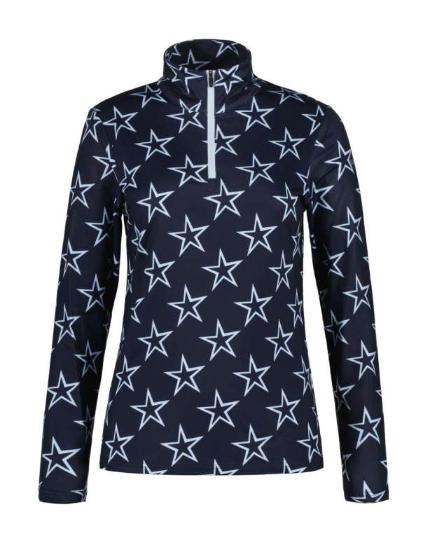 Ice Peak 2026 Flowood Womens 1/2 Zip Shirt - Brown view 3