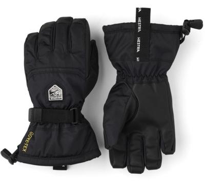 Hestra 2025 Gore-Tex Gauntlet Jr 5 Finger Black