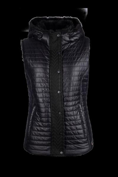 AULP 2025 Leony womens reversible gilet black