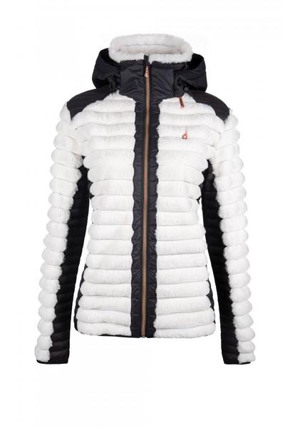 AULP 2024 Notil Faux Fur Hooded Fleece Jacket - White