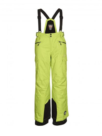 Killtec Fanol youths kids ski or snowboarding pants salopettes lime