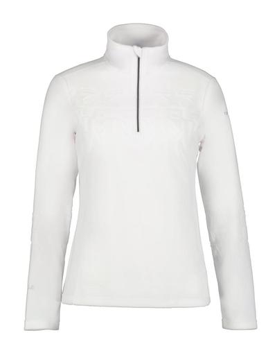 Ice Peak 2024 Womens 1/2 Zip Fleece Icepeak Fabius - Optic White