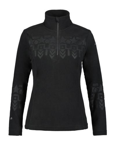 Ice Peak 2024 Womens 1/2 Zip Fleece Icepeak Fabius - Black
