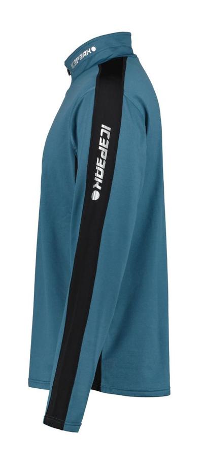 Ice Peak 2024 Mens Thermal 1/2 Zip Shirt Icepeak Fleminton - Emerald