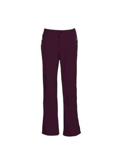 Killtec Jilli womens soft shell stretch pants plum
