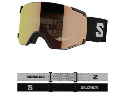 Salomon 2025 S View photo black red goggles