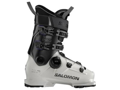 Salomon 2025/6 Supra boa 105 womens ski boot white and black