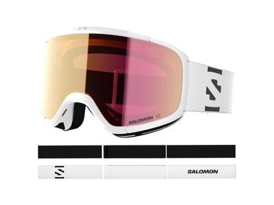 Salomon 2025/26 Lumi junior goggle white with ruby lens