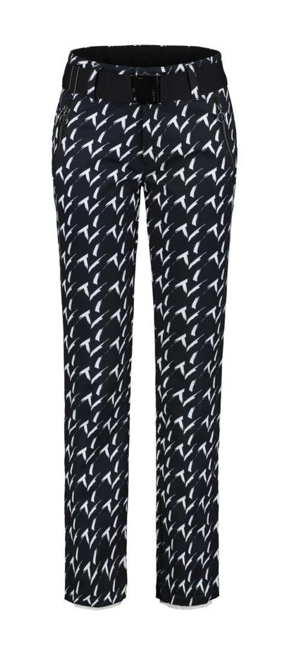 Luhta 2024 Womens Softshell Trousers Luhta Joentaus - Black Patterned