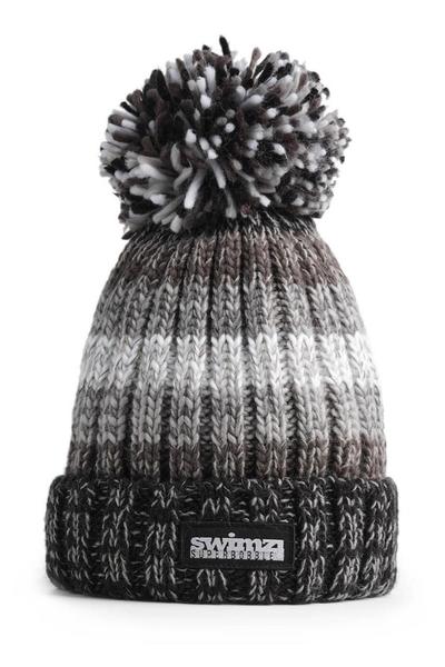 Swimzi 2025 dark gradient superbobble chunky knit reflective hat