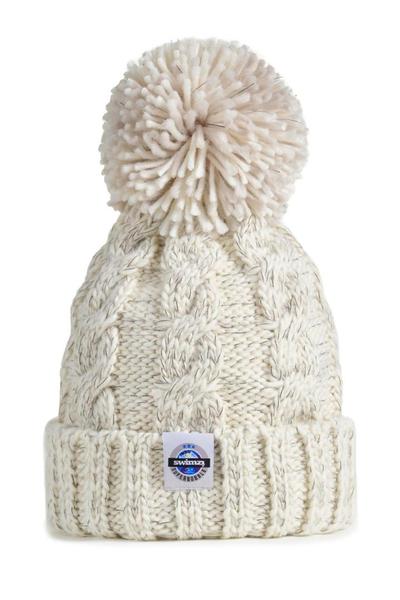 Swimzi 2025 Oatmeal Cable superbobble chunky hat