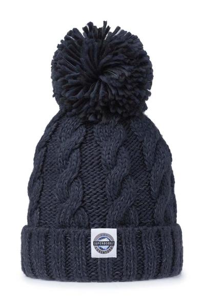 Swimzi 2025 Navy cable superbobble hat
