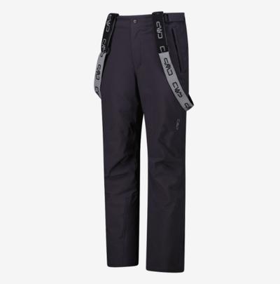 CMP 2025/26 Men's ski salopettes with removable straps - Nero