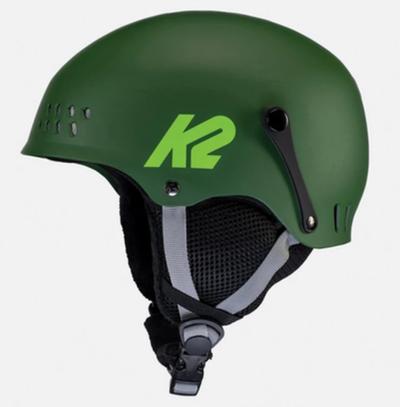 K2 2025/26 Entity Kids Ski/Snowboard Helmet - Lizard Tail Green