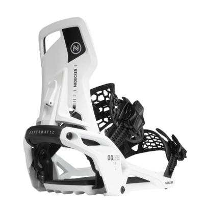 Nidecker 2025/26 Supermatic Snowboard Binding - White