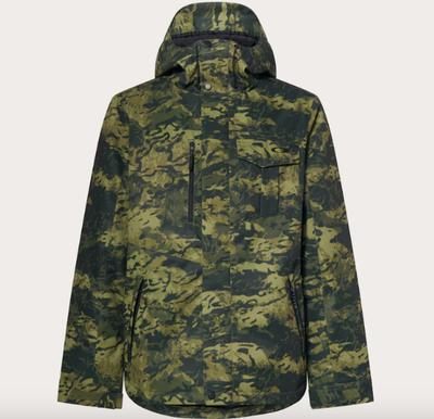 Oakley 2024 Core Divisional RC Insulated Snow Jacket - Tiger Camo Green