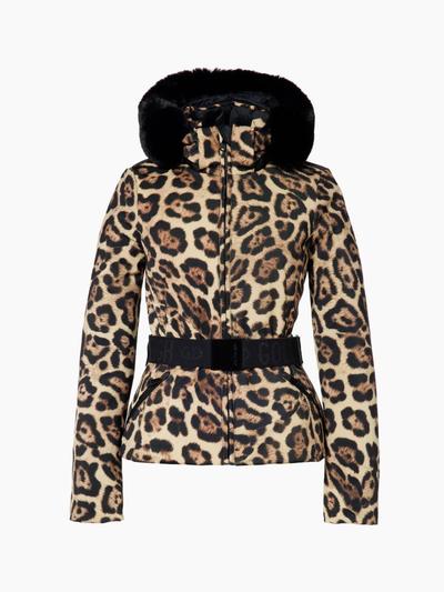 GoldBergh 2025 Felis jaguar print stretch ski jacket