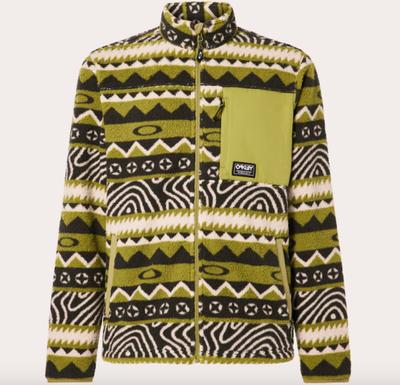 Oakley 2024 Mountain Fire Sherpa Fleece - Fern Norway Pattern